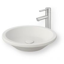 Ambra - Colección Bloom - Lavabo sobre encimera de solid Surface 41 cm