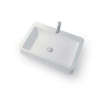 Ambra - tanaho - lavabo de encimera rectangular - Lavabo