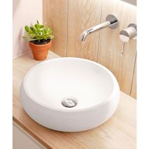 Vasque à poser Rondo blanc - Ø36 cm