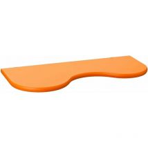 Biacchi - vasque pour enfants (26x76x2 cm) wave mdf orange 4 pièces carton