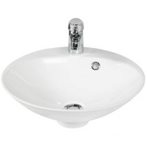Cuisibane - Vasque ronde à poser resibol ø 45 cm - blanc