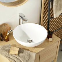 Vasque ronde à poser en céramique blanche 40 cm oma