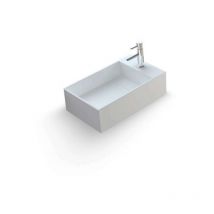 Ambra - manea d - lavabo rectangular suspendido - Lavabo
