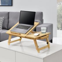 [en.casa] - Vassoio di Appoggio Trysil per pc - bambù
