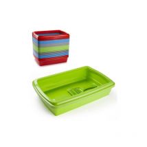 Lettiera c/paletta max verde/rosso/blu/grigio 12 pz