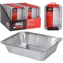 Vassoio In Alluminio, Set Da 4, 22 X 15,5 X 4,5 Cm