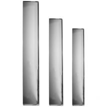 Vassoio pasticceria da Banco acciaio inox aisi 304 certificato Moka cm 60x10 per dolci dessert mignon rettangolare in acciaio teglia gastronomia