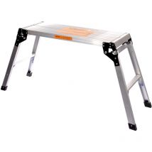 Aluminium Work Platform 825mm x 300mm Folding Long Hop Up Step V2006006 - Vaunt