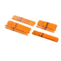 Vaunt - 30 Piece Mixed Jigsaw Blades Wood Metal Plastics Cut Assorted Set V1343011