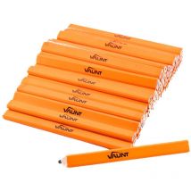 Vaunt - V1428005 Medium Carpenters Pencils 50 Pack Flat Pencils High Grade Carbon