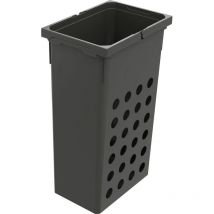 Vauth Sagel Wäschesammler 21l Wash - praktischer Wäschekorb schmal mit optimaler Luftzirkulation, Wäschekorb Plastik, 32 Liter Lava