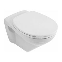 Vaso a cacciata, 360 x 540 mm, Ex Targa Classic, modello sospeso, scarico orizzontale, Porcellana sanitaria Bianco