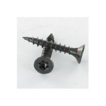 Vis Express - vba Vis bois agglo Tête fraisée tf torx T15 3.5X20 Acier zingué noir-2000 pièces