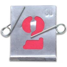 Stampi Zinco Numeri Mm 80 6565