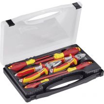 Coffret Multi-outils Vde 6 Pièces – Pinces Et Tournevis Avec Isolation Certifiée – Acier Allié Pour Usage Professionnel – Nws