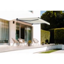 Einteilige Markise vecchio 2,5m x 2m - Premium-Leinwand 320g/m² Beige