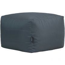 Veeva - Pouf Repose-pieds Modulaire d&#x27;extérieur, 65x54x37cm, Jardin ou Salon, Gris Anthracite