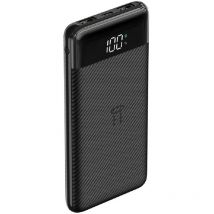 Veger Powerbank L11 - 10 000mAh lcd Micro-USB, usb-c und 2x usb, schnelles Aufladen Schwarz (W1087)