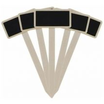 Wahaison - AlwaysH Vegetable Garden Labels, Mini Wooden Chalkboard Plant Labels for Flower Pot Seed Potted Herbs Vegetables 20Pcs