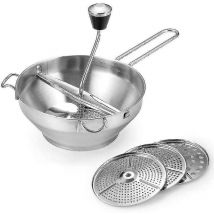 Vegetable Mill Stainless Steel Tomato Press Food Grinder Potato Masher