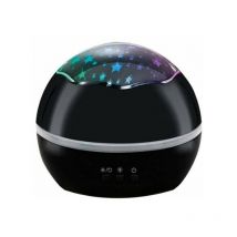 Veilleuse Bébé Projecteur Etoile 360° Rotation Noir Silumen