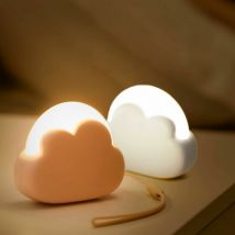 Veilleuse Enfant led Nuage [Lot de 2] Lampe de Nuit Chambre pour Bébé Allaitement Veilleuse Adulte Rechargeable Torche Nomade avec 4 Intensité, Idee