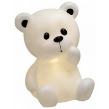 Veilleuse Enfant à Poser Ourson 30cm Blanc