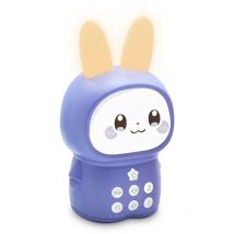 Veilleuse Lapin Moka avec bruits blancs - violet