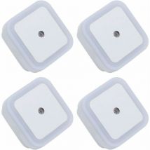 Veilleuse led Veilleuse intérieure Divers accessoire pour luminaire4 pièces (blanche)