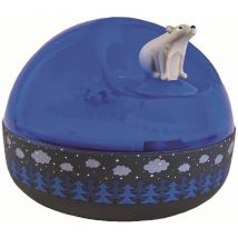 Trousselier - Veilleuse Projecteur d'aurores boréales - Ours sur la banquis