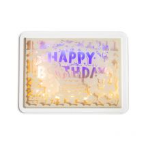 Umnuou - Veilleuse saint valentin spécial cadeaux créatifs petite amie camarade de classe pratique fini nouvel an anniversaire bricolage 3d papier