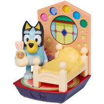 Moose Toys - Veilleuse/Lampe torche et réveil éducatif - Bluey - La chambre de Bluey