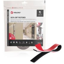 Ruban Velcro Alfa-Lok pour crochet linéaire 25mm x 1m couleur noir