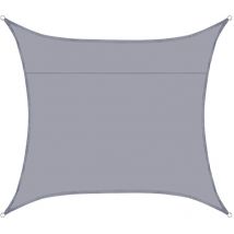 Shmshng - Vela de sombra impermeable rectangular de 2,5 x 2,5 m, color antracita, con protección uv para patio, terraza, jardín, actividades e