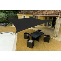 Werka Pro - Toldo de sombra gris 3,6 x 3,6 m