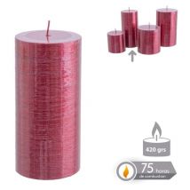 Vela dec. 14cm cil combustion 75 horas rojo Juinsa
