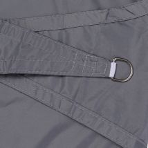 Aafgvc - Vela ombreggiante 3x4m Rettangolare Resistente ai raggi uv Vela ombreggiante da esterno impermeabile in tessuto Oxford per pergola Cortile