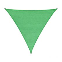 Vela ombreggiante hdpe triangolare verde - mt.3x3x3