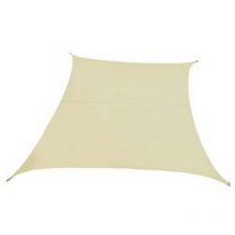 Vela ombreggiante poliestere quadra beige - MT.5X5