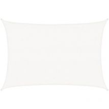 Vela Parasole,Vele ombreggianti,Tenda Parasole Giardino 160 g/m² Bianca 3,5x4,5 m in hdpe BEVS160547 BonneVie