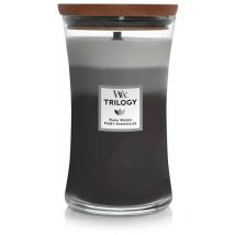 WoodWick 93911 vela Otro Ámbar, Musk o almizcle, Vetiver Negro, Gris 1 pieza(s)