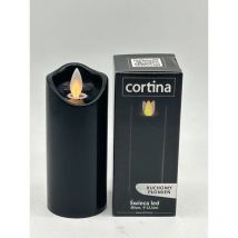 Cortina - vela rp 5 CMX12,5 cm / 11-23 cera negra sin BATERÍA/1 pieza