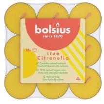 Velas De Té Perfumadas Bolsius 18 Piezas Citronela