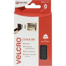 VELCRO VEL-EC60211 Nastro a strappo da incollare Lato morbido e lato rigido (L x L) 1000 mm x 20 mm Nero 1 m
