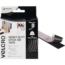 VEL-EC60241 Nastro Extra-Strong, 50 x 1 m, Nero - Velcro