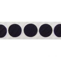 E28802233011425 Pastilles rondes auto-agrippantes à coller partie crochets (ø) 22 mm noir 1000 pc(s) S82566 - Velcro