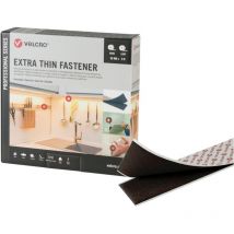 Fp - Velcro Klettband Extra Thin Fastener 50mm X 5m, Schwarz