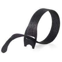 Attache-câble Velcro lt> 13x200mm couleur noire (Pack de 25 unités)