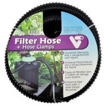 Velda - Filter Hose Tuyau spiral avec colliers de serrage ø 32mm noir 5 mètres