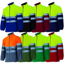 183 Fleecejacke - l - Blu/Giallo - Velilla